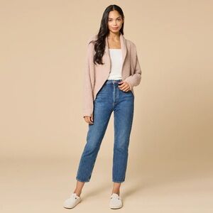 Softies Waffle Marshmellow Cocoon Cardigan Size Medium